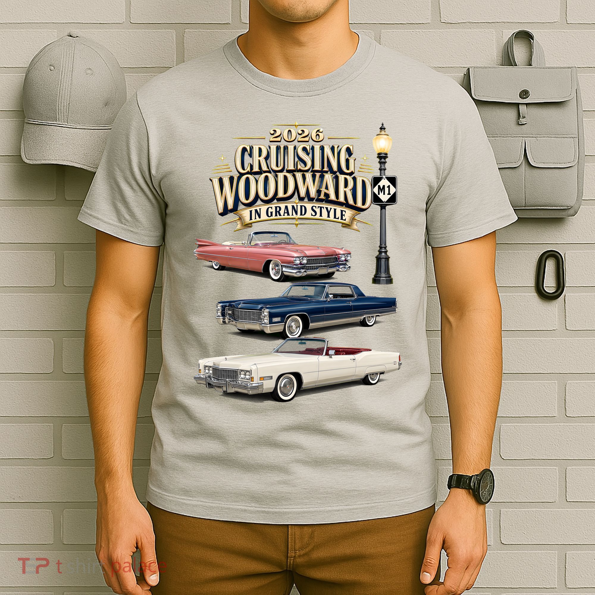 Originals Never Fade Cruising Woodward Grand Style M1 2026 T-Shirt