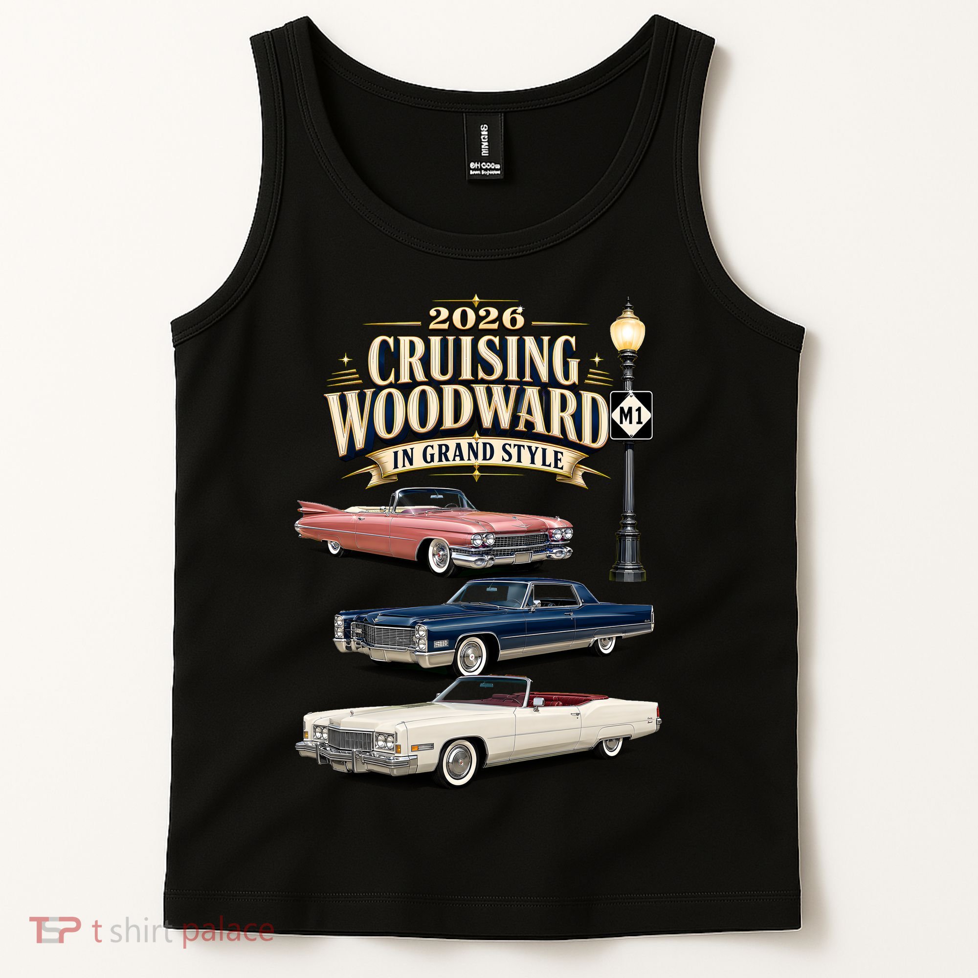 Originals Never Fade Cruising Woodward Grand Style M1 2026 Tank Top