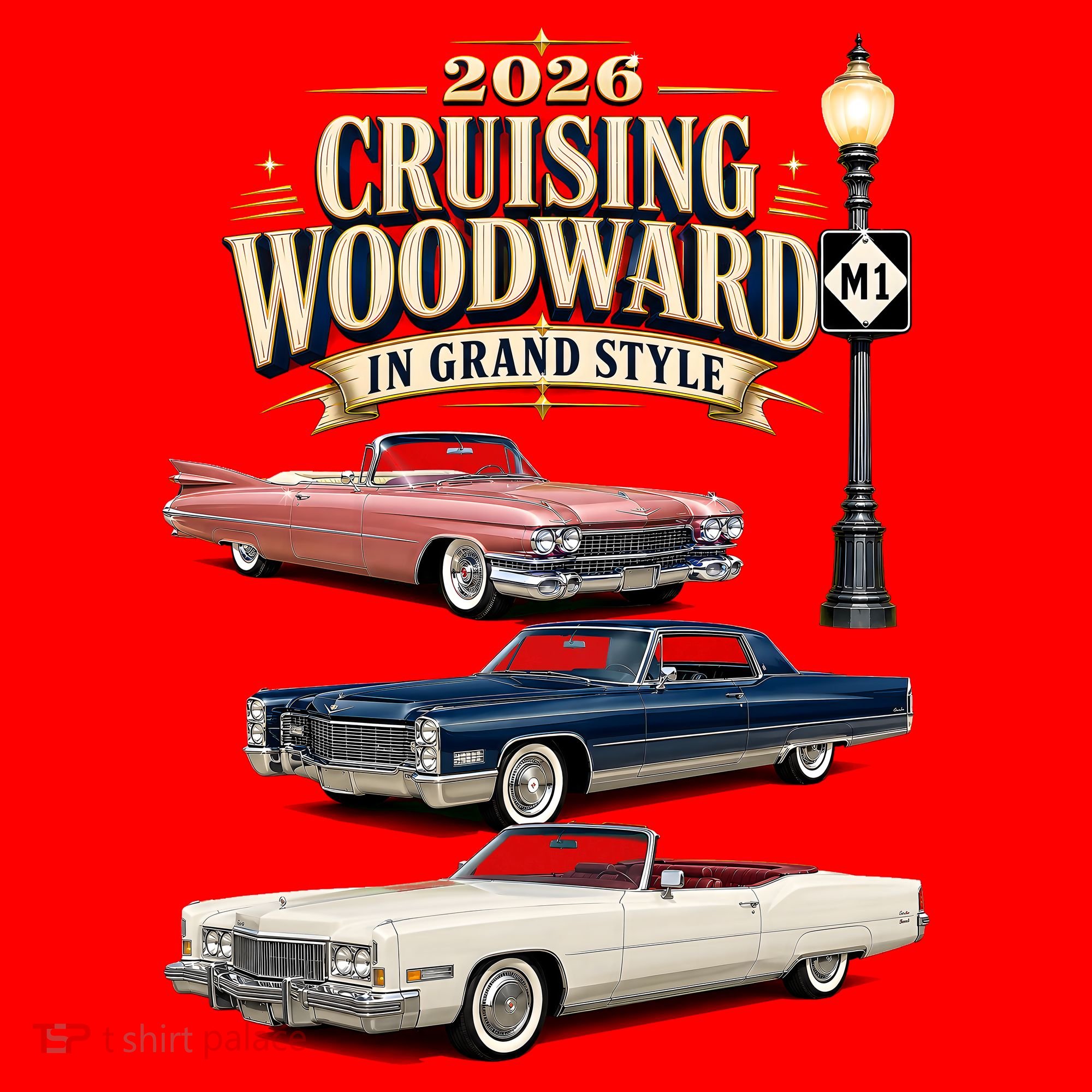 Originals Never Fade Cruising Woodward Grand Style M1 2026 Santa Hat