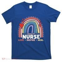 Oncology Nurse Love Inspire Heal Medical Healthcare Gift T-Shirt thumb 0
