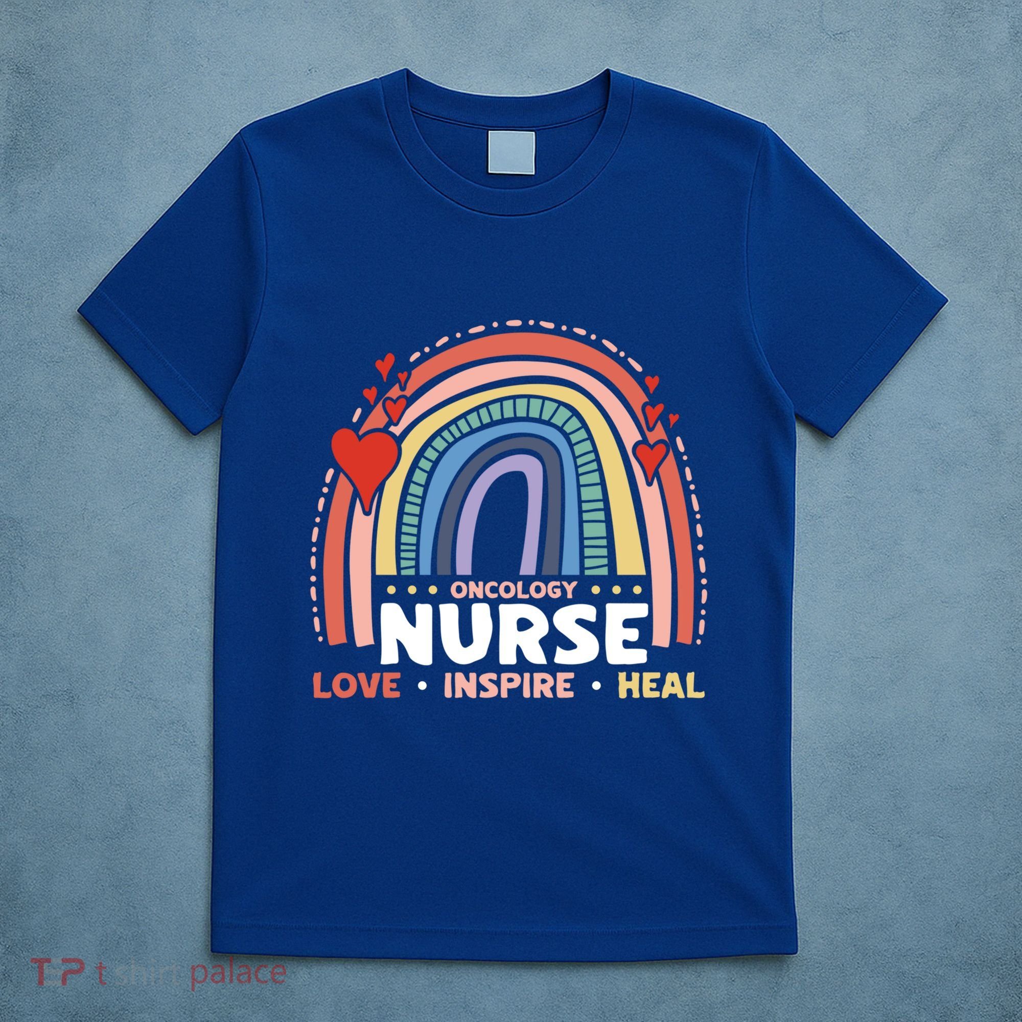 Oncology Nurse Love Inspire Heal Medical Healthcare Gift T-Shirt