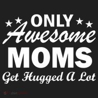 Only Awesome Moms Get Hugged A Lot Hat thumb 2