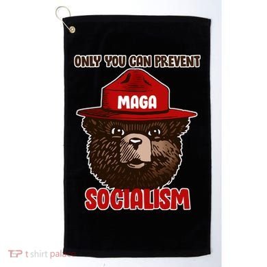 Only Can You Prevent Maga Socialism Golf Towel