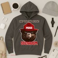 Only Can You Prevent Maga Socialism Hoodie thumb 3