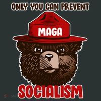 Only Can You Prevent Maga Socialism Long Sleeve Shirt thumb 2