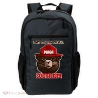 Only Can You Prevent Maga Socialism Backpack thumb 0