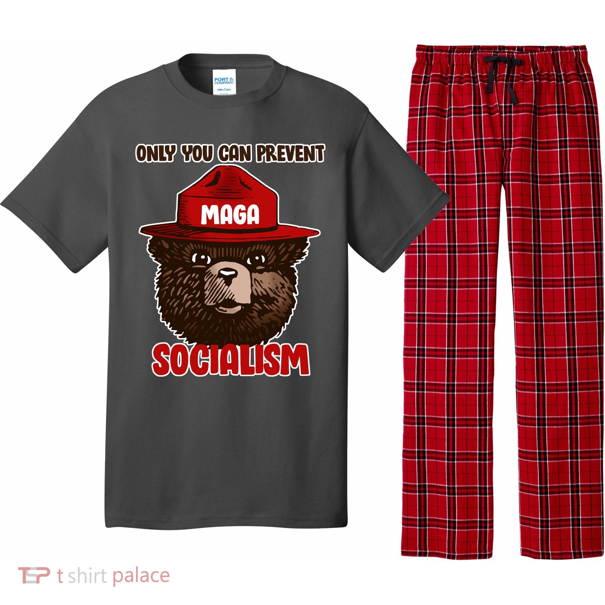 Only Can You Prevent Maga Socialism Pajama Set