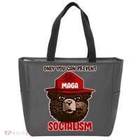 Only Can You Prevent Maga Socialism Tote Bag thumb 0
