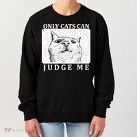 Only Cats Can Judge Me Women's Sweatshirt thumb 0