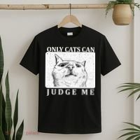 Only Cats Can Judge Me T-Shirt thumb 2