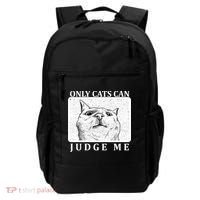Only Cats Can Judge Me Backpack thumb 0