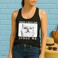 Only Cats Can Judge Me Women's Tank Top thumb 2