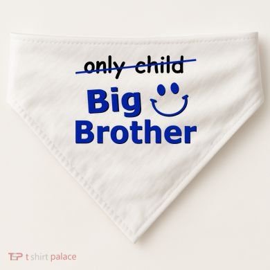 Only Child Big Brother USA-Made Doggie Bandana