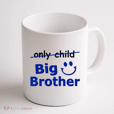 Only Child Big Brother Coffee Mug back
