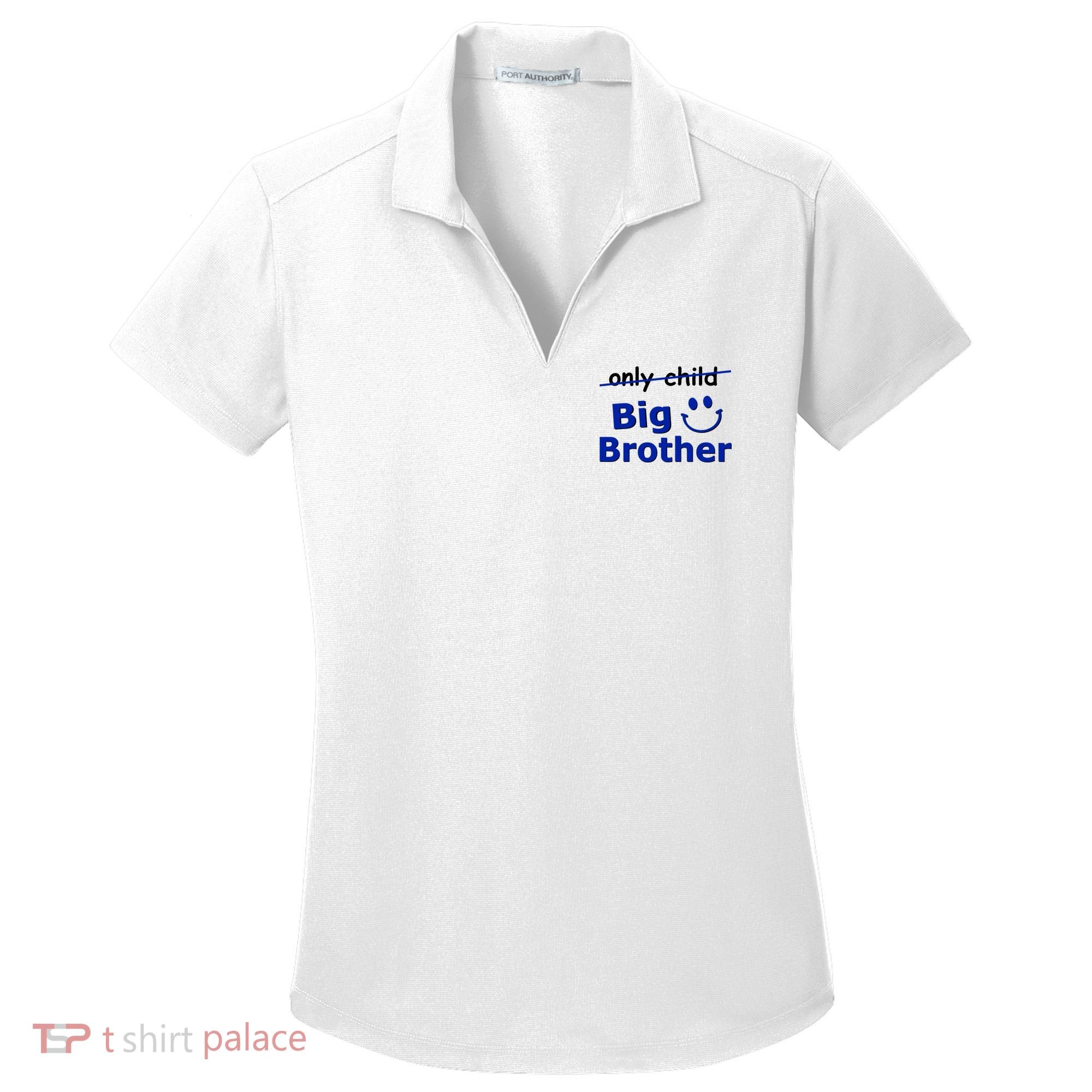 Only Child Big Brother Women's Dry Zone Grid Polo