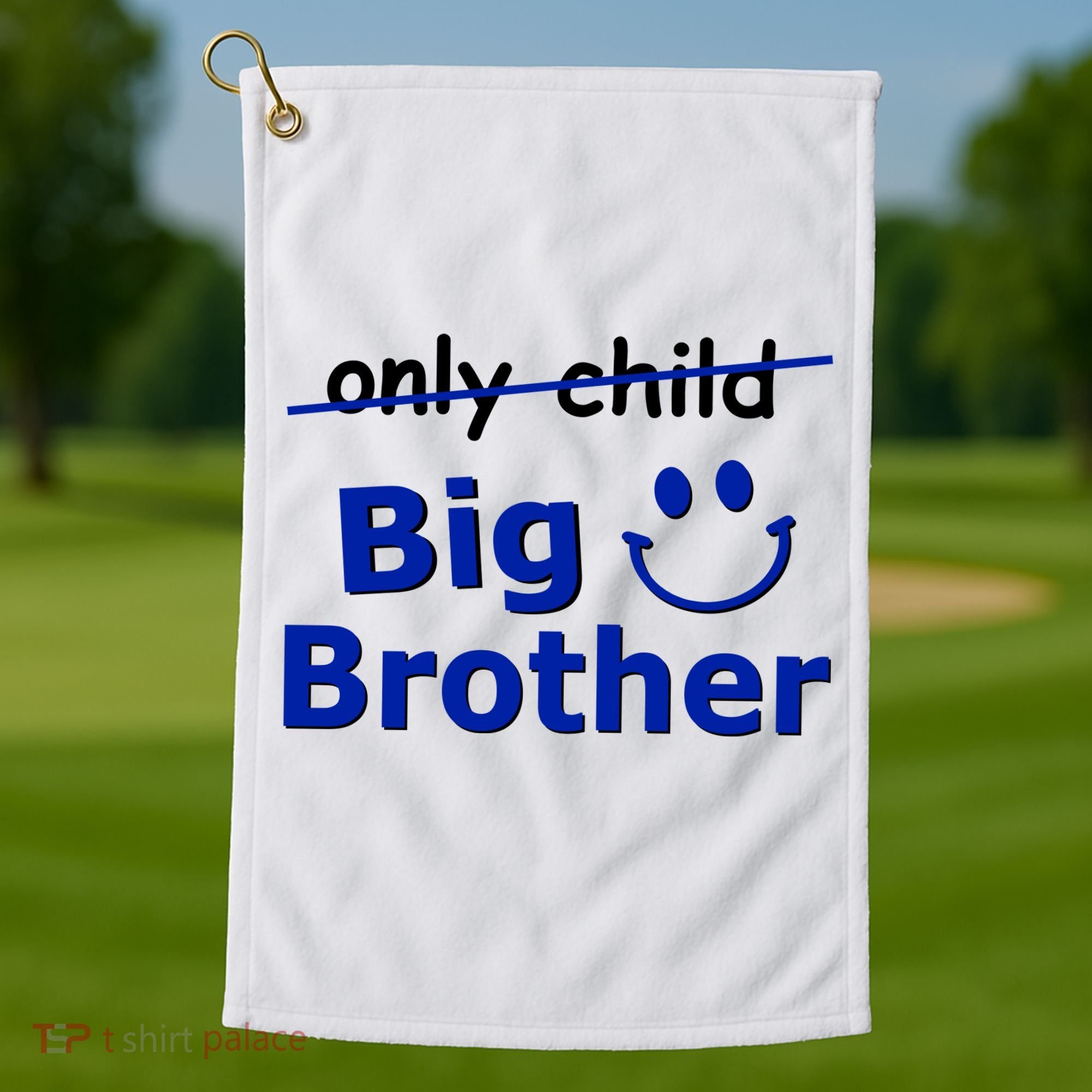 Only Child Big Brother Golf Towel