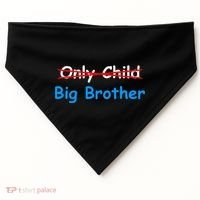 Only Child Going to be A Big Brother USA-Made Doggie Bandana thumb 0