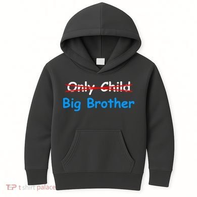 Only Child Going to be A Big Brother Kids Hoodie