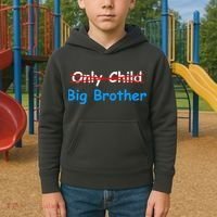 Only Child Going to be A Big Brother Kids Hoodie thumb 2