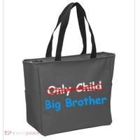 Only Child Going to be A Big Brother Tote Bag thumb 2