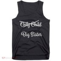 Only Child Promoted To Big Sister Tank Top thumb 0