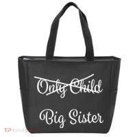 Only Child Promoted To Big Sister Tote Bag thumb 0