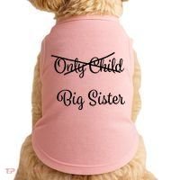 Only Child Promoted To Big Sister Doggie Tank thumb 0