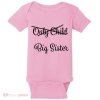 Only Child Promoted To Big Sister Baby Bodysuit thumb 0