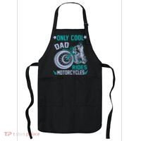 Only Cool Dad Rides Motorcycles Apron thumb 0