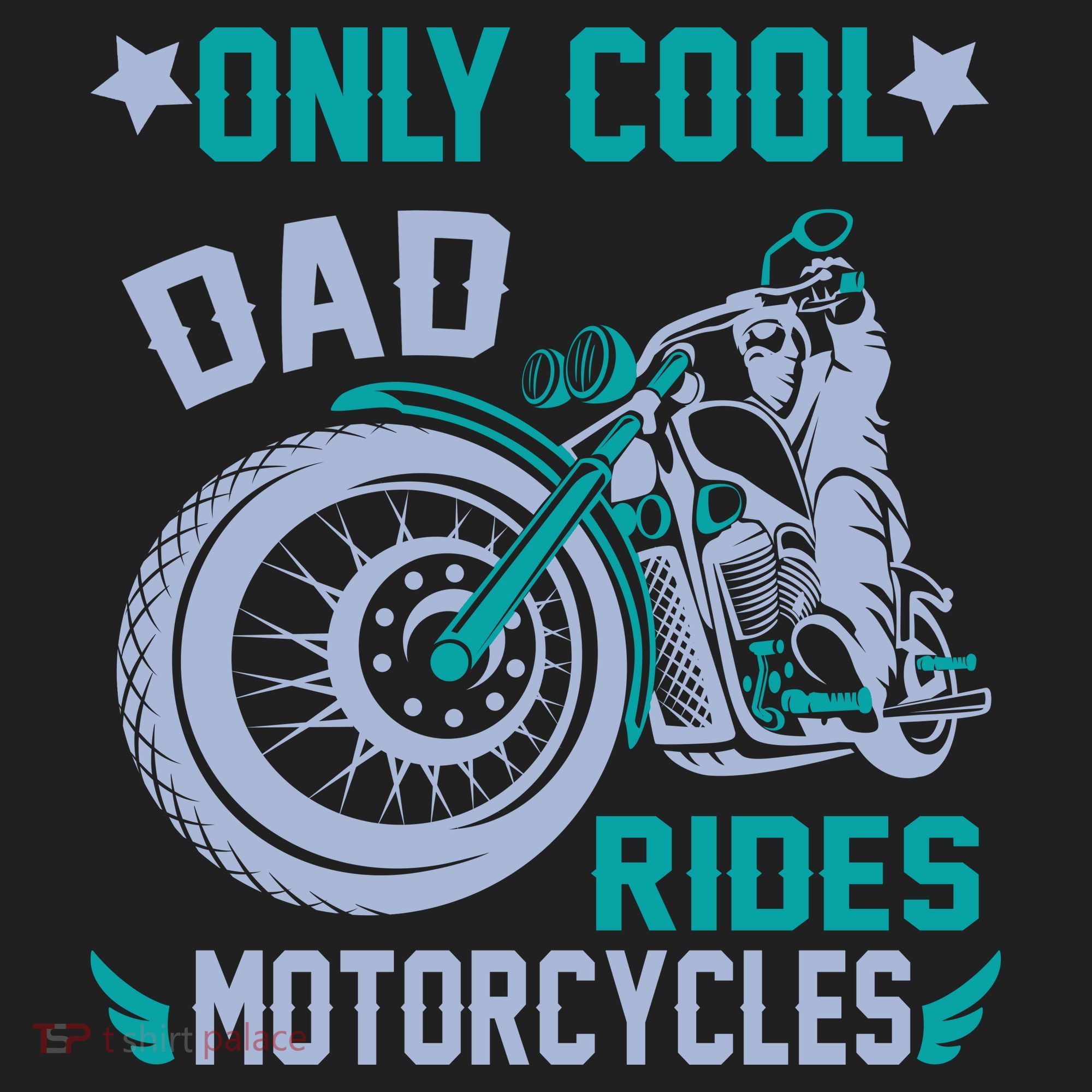 Only Cool Dad Rides Motorcycles Beanie