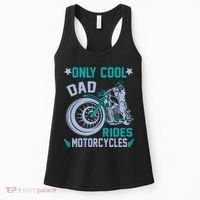 Only Cool Dad Rides Motorcycles Women's Tank Top thumb 0