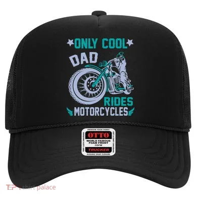 Only Cool Dad Rides Motorcycles Hat