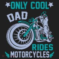 Only Cool Dad Rides Motorcycles Hat thumb 2