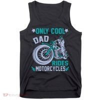 Only Cool Dad Rides Motorcycles Tank Top thumb 0