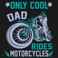 Only Cool Dad Rides Motorcycles Tote Bag thumb 4