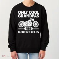 Only Cool Grandpas Ride Motorcycles Women's Sweatshirt thumb 0