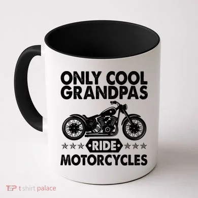 Only Cool Grandpas Ride Motorcycles Coffee Mug