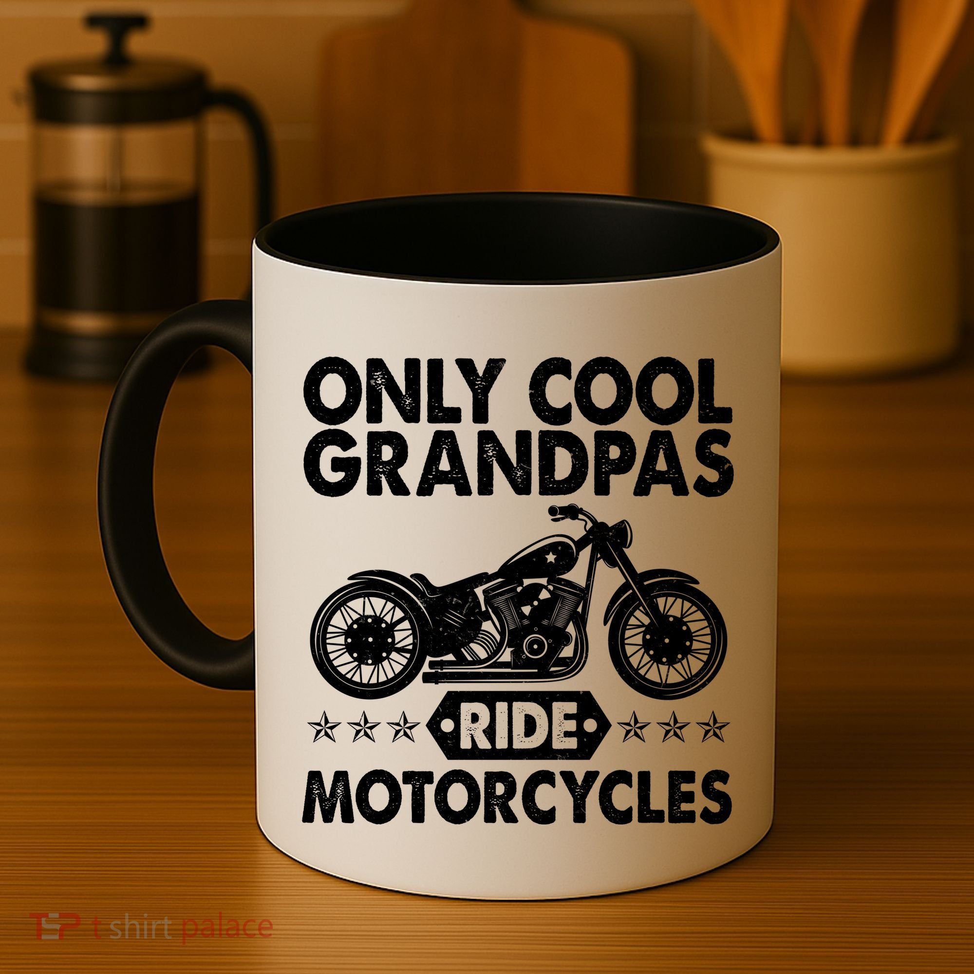 Only Cool Grandpas Ride Motorcycles Coffee Mug