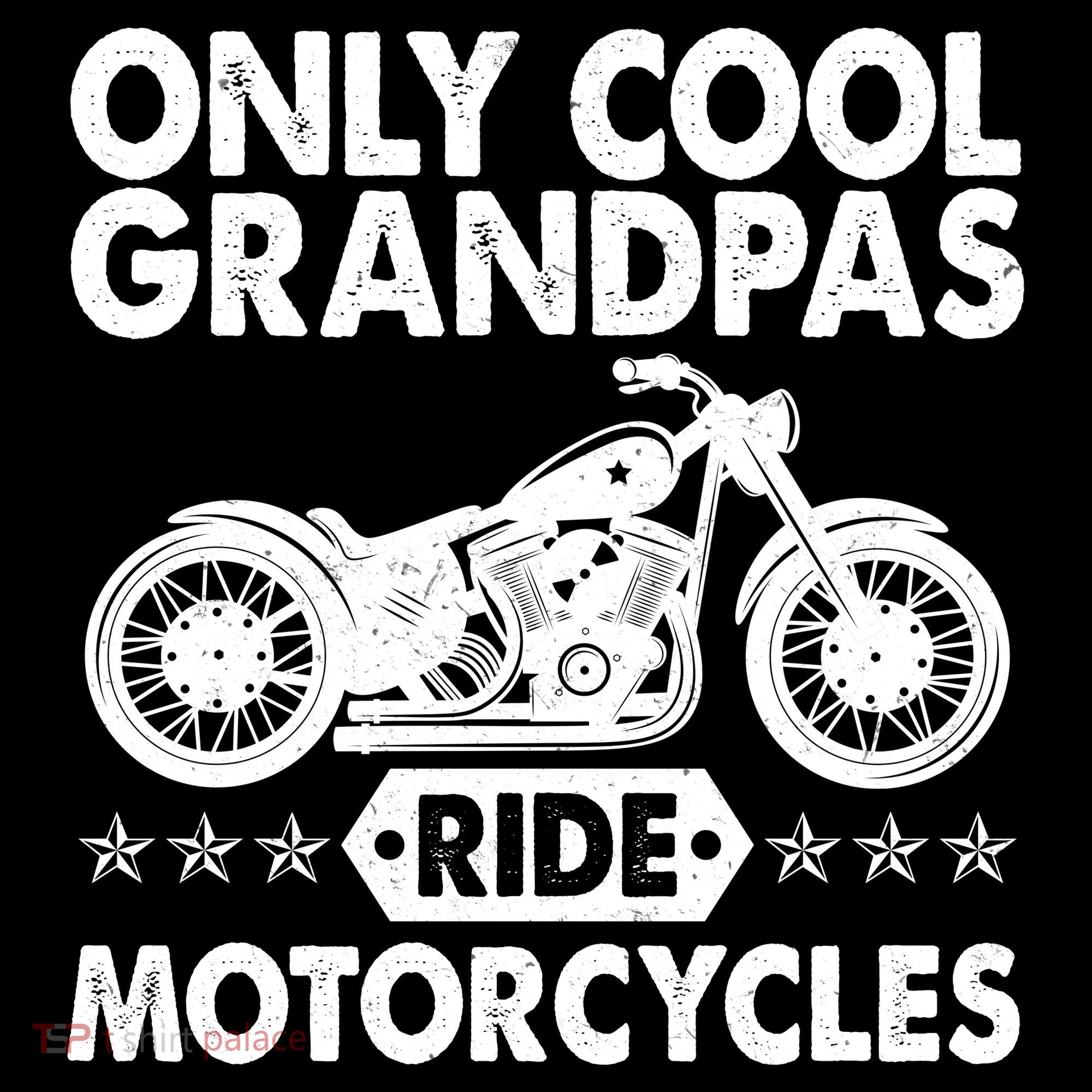 Only Cool Grandpas Ride Motorcycles Women's Hoodie