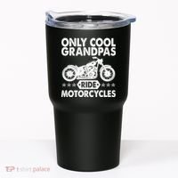 Only Cool Grandpas Ride Motorcycles Tumbler thumb 0