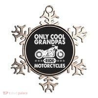 Only Cool Grandpas Ride Motorcycles Ornament thumb 0