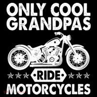 Only Cool Grandpas Ride Motorcycles Ornament thumb 1
