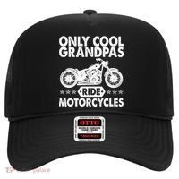 Only Cool Grandpas Ride Motorcycles Hat thumb 0