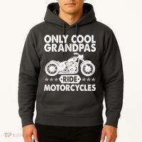 Only Cool Grandpas Ride Motorcycles Hoodie thumb 2