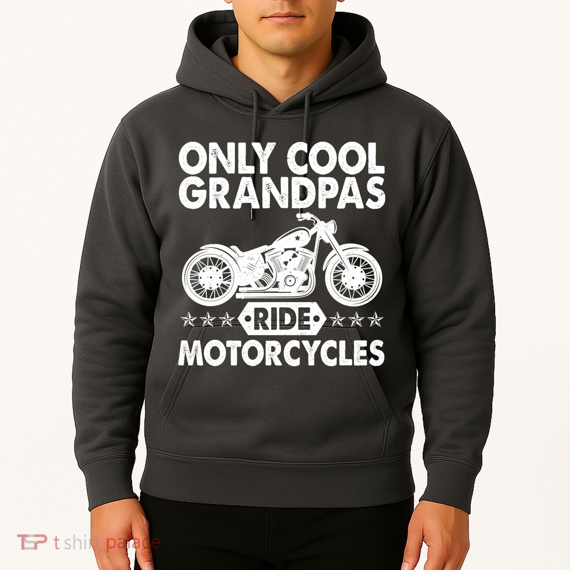 Only Cool Grandpas Ride Motorcycles Hoodie