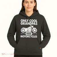 Only Cool Grandpas Ride Motorcycles Hoodie thumb 5