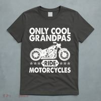 Only Cool Grandpas Ride Motorcycles T-Shirt thumb 5