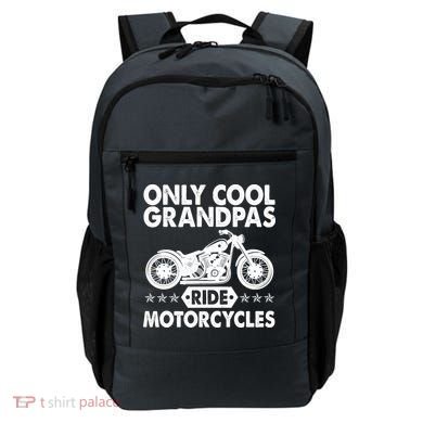 Only Cool Grandpas Ride Motorcycles Backpack