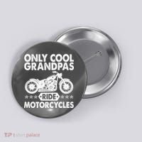 Only Cool Grandpas Ride Motorcycles Button thumb 0