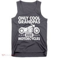 Only Cool Grandpas Ride Motorcycles Tank Top thumb 0